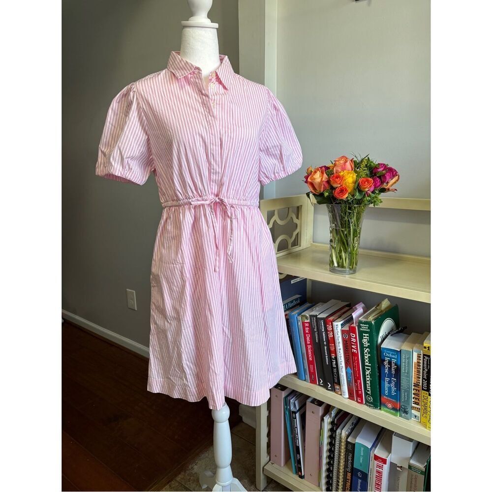 J. Crew Factory Tie-waist Shirt Dress